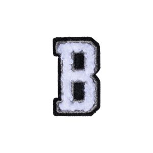 Letter B Patch – B Black/White