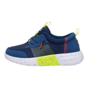 Sirocco Play Youth Sport Stripe – Navy/Lime