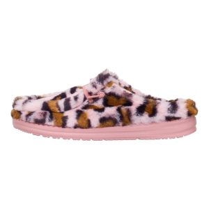 Wendy Slipper Leo Fur – Pink/Multi